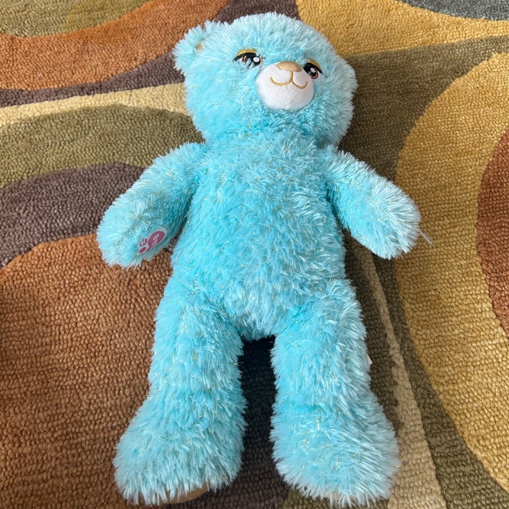 Build-A-Bear Workshop Disney Aladdin Princess Jasmine Blue Teddy Bear Doll 2019